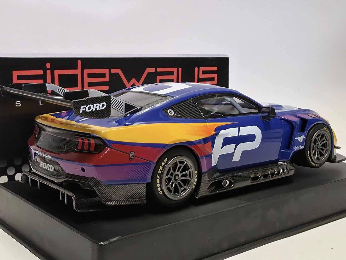 Sideways Ford Mustang GT3 2024 Test Car 1/32 Slot Car SWCAR10A Racer