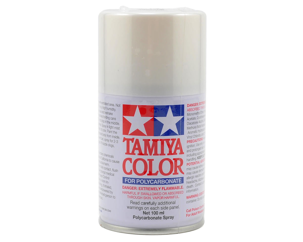 Tamiya PS-57 Pearl White polycarbonate spray paint 86057