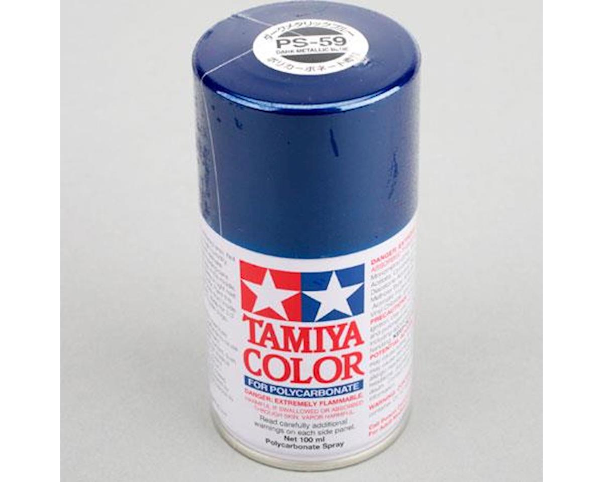 Tamiya PS-59 Dark Metallic Blue polycarbonate spray paint 86059