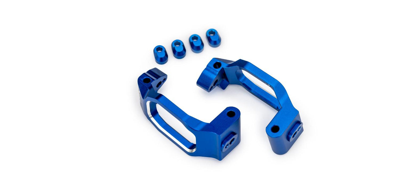 Traxxas 10232-BLUE Caster Blocks Aluminum Blue