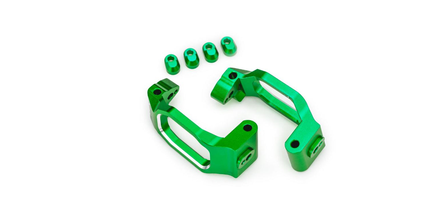 Traxxas 10232-GRN Caster Blocks Aluminum Green