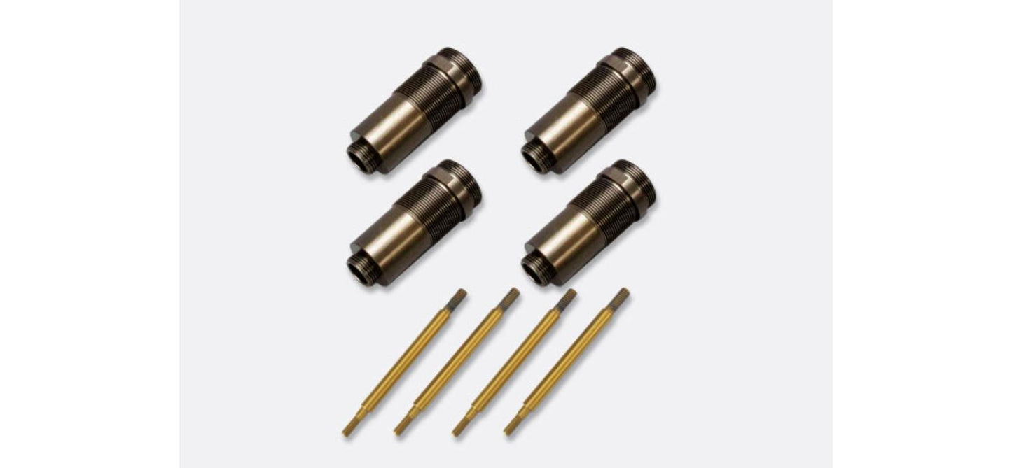 Traxxas 5466R GTR Shock Bodies TiN Shafts