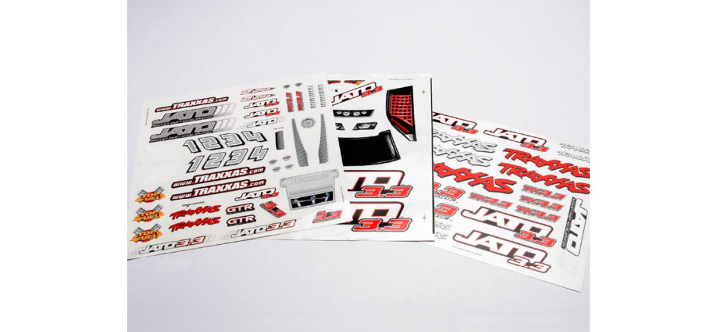 Traxxas 5513X Decal Sheet Jato 3.3