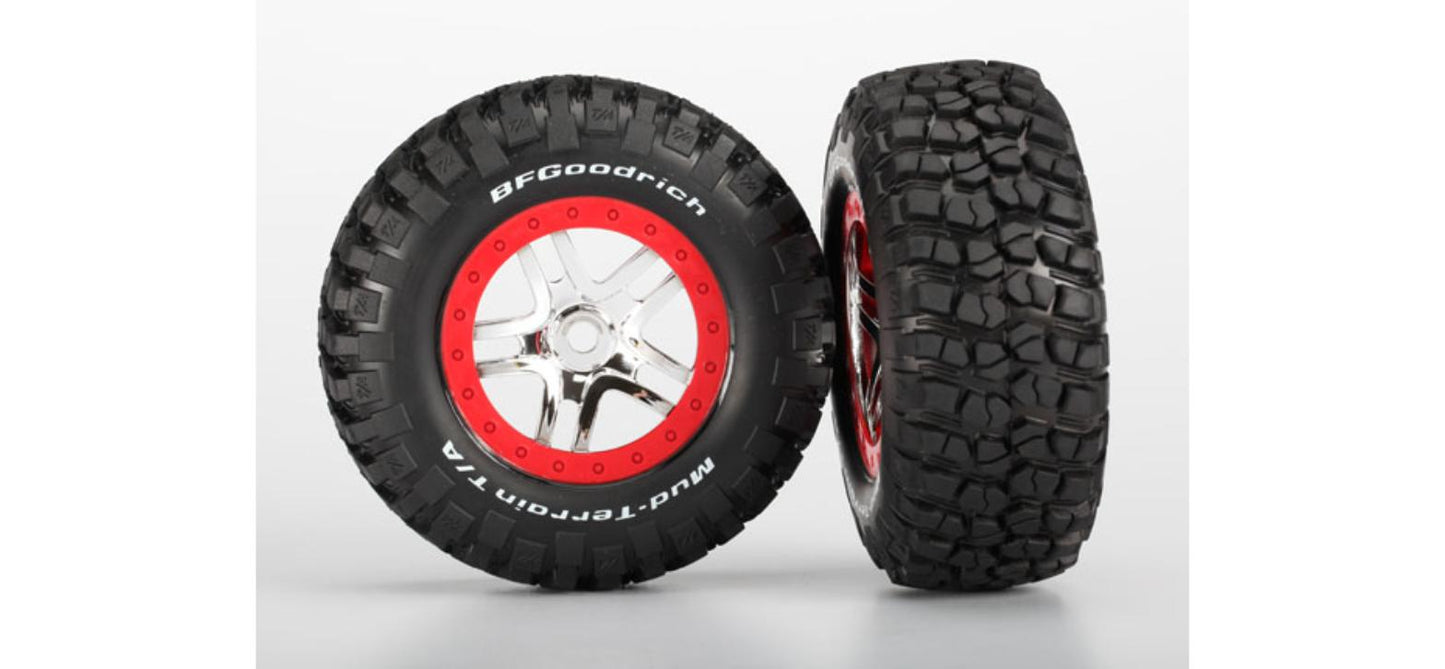 Traxxas 5975A SCT Split-Spoke Tire Wheel Assembly