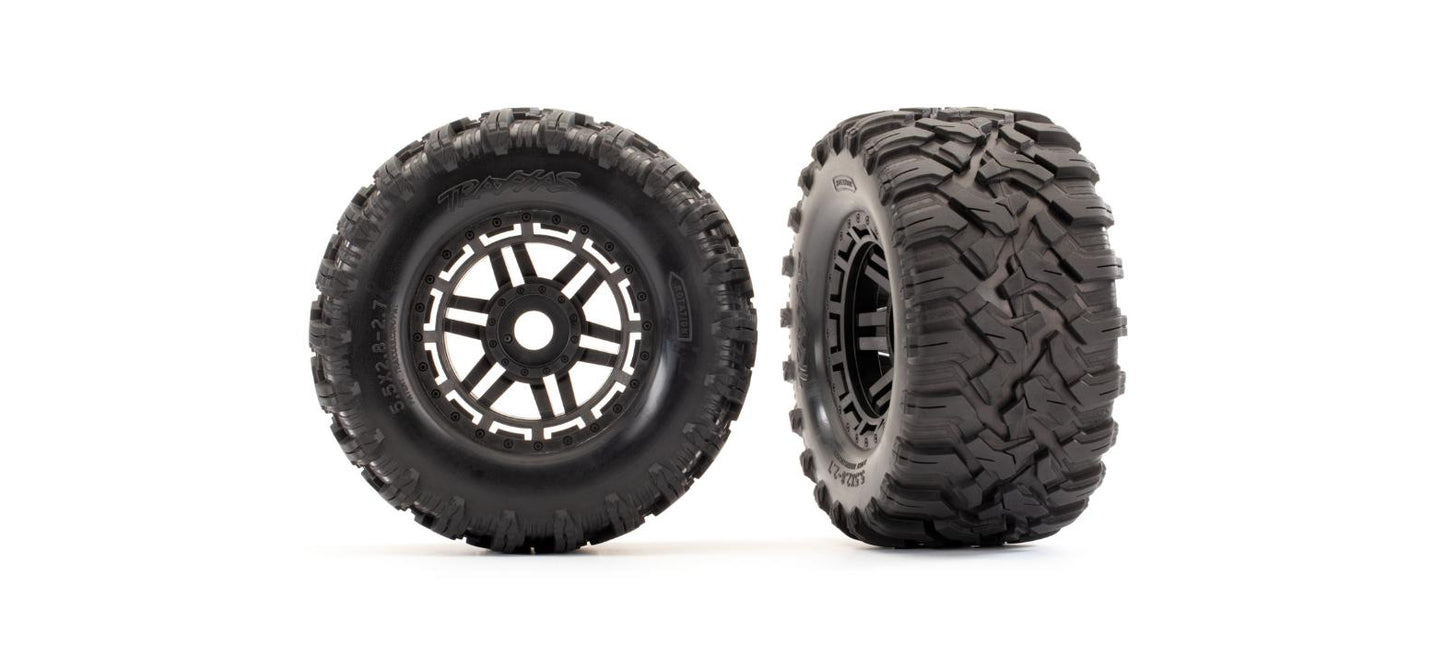 Traxxas 8972 Tires Wheels Maxx All-Terrain