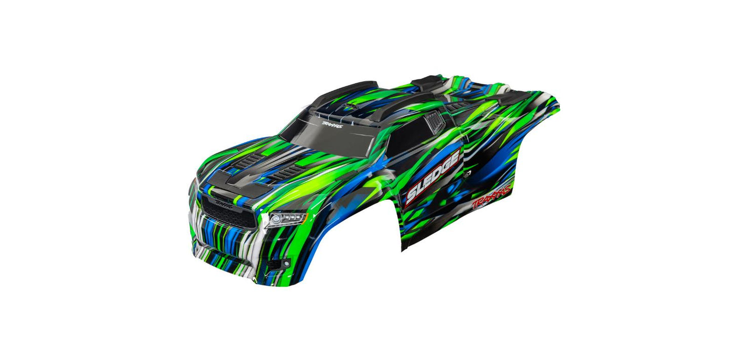 Traxxas 9511-GRN Body Sledge Green Painted