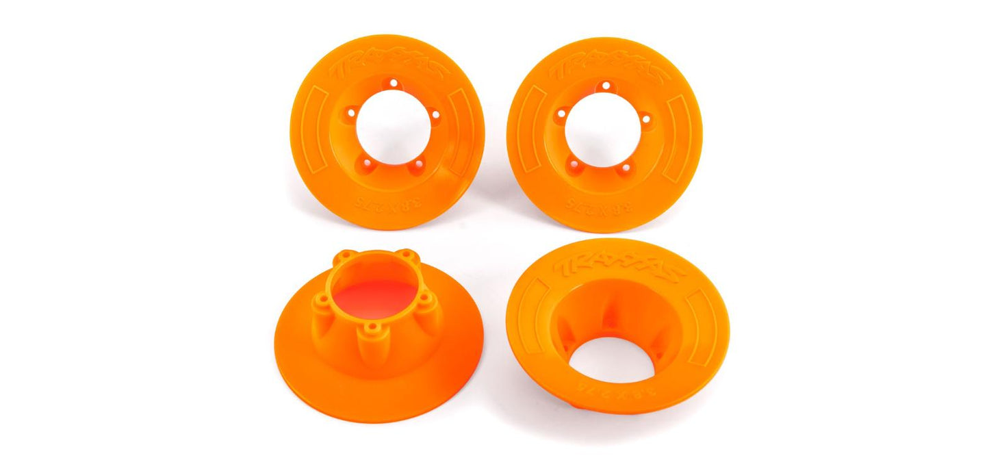 Traxxas 9569T Wheel Covers Orange