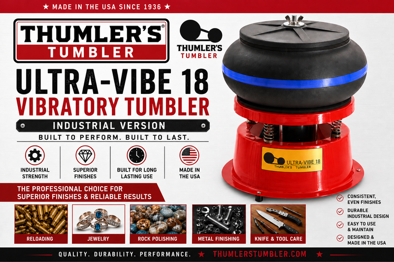 Thumler's Tumbler Industrial UV-18 Vibratory Tumbler ===PRE-ORDER===