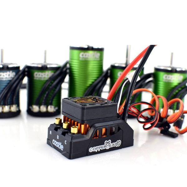 Castle Creations Copperhead 10 Waterproof 1/10 Sensored Combo w/1412 3200kv - PowerHobby