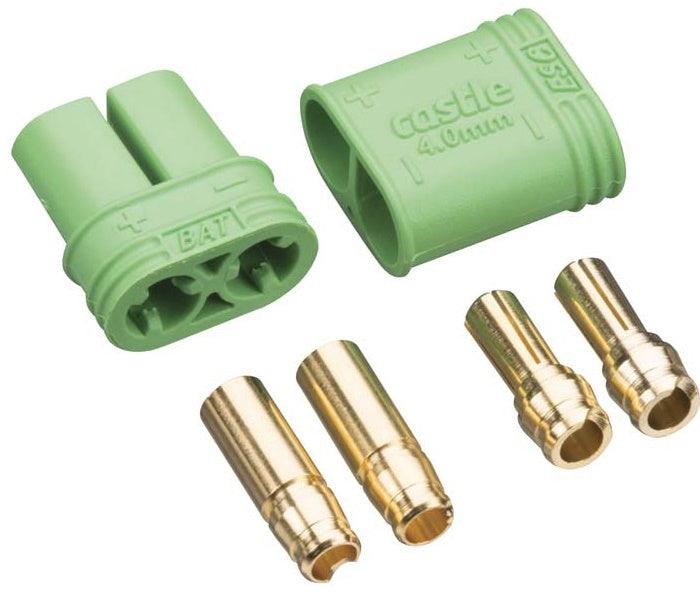 Castle Creations 011-0065-00 4mm Polarized Bullet Connector Set - PowerHobby