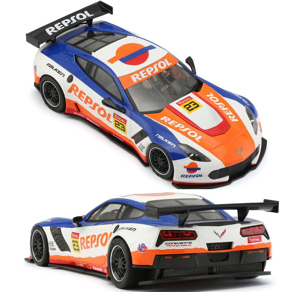 NSR Corvette C7R REPSOL #23 Anglewinder Slot Car 1/32 NSR0131AW - PowerHobby