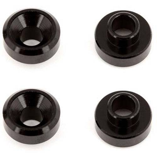 Associated 27128 Servo Washers Aluminum Black Apex MGT ProRally RC10 SC10 TC5 - PowerHobby