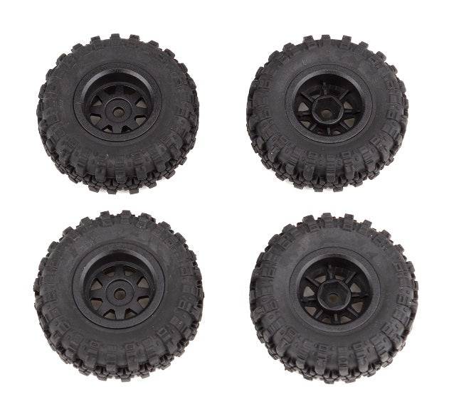 Associated 21708 Enduro24 Wheels & Tires Mounted - PowerHobby