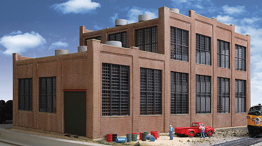 Walthers Cornerstone 933-2970 HO Railroad Shop Structure Kit - PowerHobby