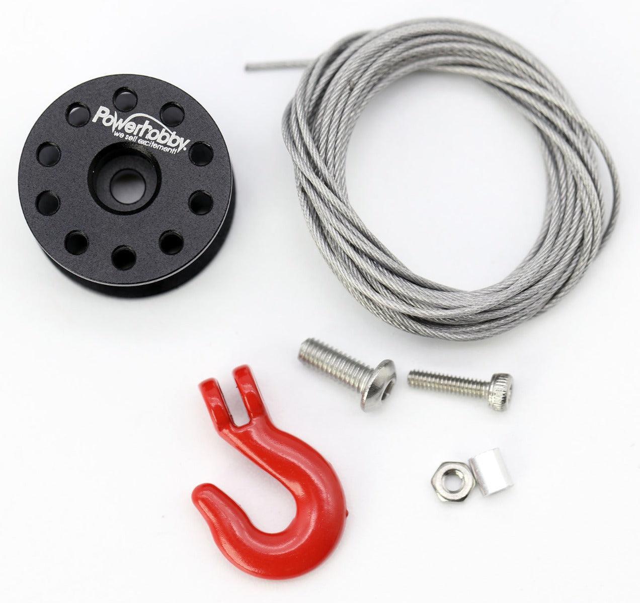 Powerhobby 560 HV Waterproof Low Profile Crawler Winch Brushless Servo - PowerHobby
