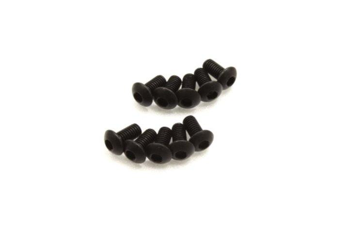 Kyosho 1-S13006H Button Screw (Hex/M3x6/10pieces) Plazma Formula - PowerHobby