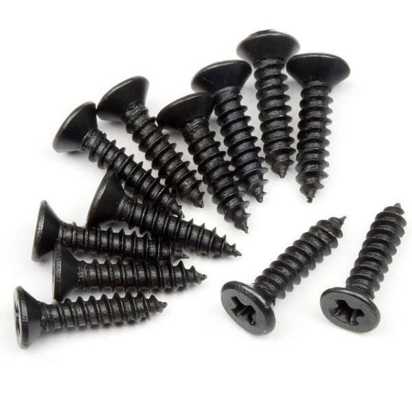 HPI Racing 101273 TP Flat Head Screw M2.6x12mm (12) Bullet ST MT 3.0 RTR / Flux - PowerHobby
