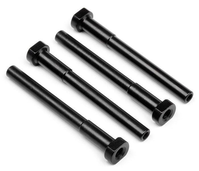 HPI Racing 101456 Lightweight Aluminum Diff Mount Shaft (4pcs) Pulse 4.6 Buggy - PowerHobby