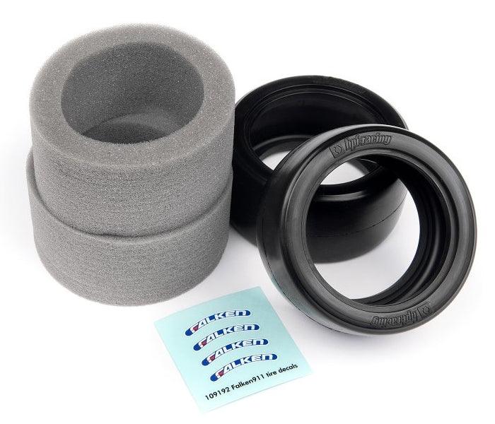 HPI Racing 109157 Falken Azenis Slick Rear Tire 34mm (2) RTR Sprint 2 Sport - PowerHobby