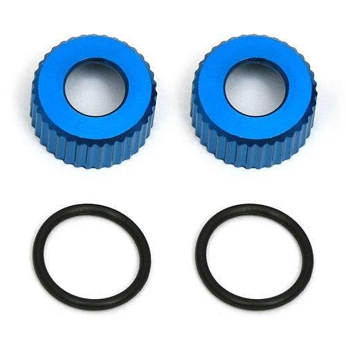 Associated 31327 Shock Bottom Caps VCS3 w/O Rings (2) TC6 SC10 RC10B5M / T4 / B4 - PowerHobby