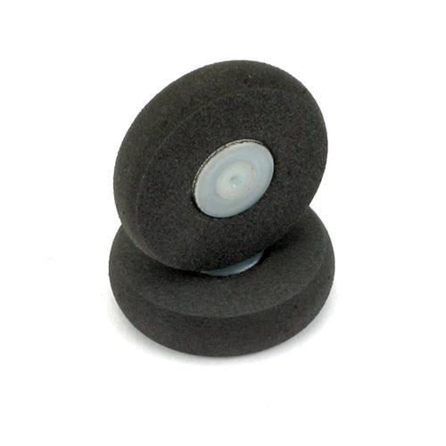 Dubro 125MW Mini Lite Airplane Wheels 1-1/4" foam pre-mounted (2) - PowerHobby