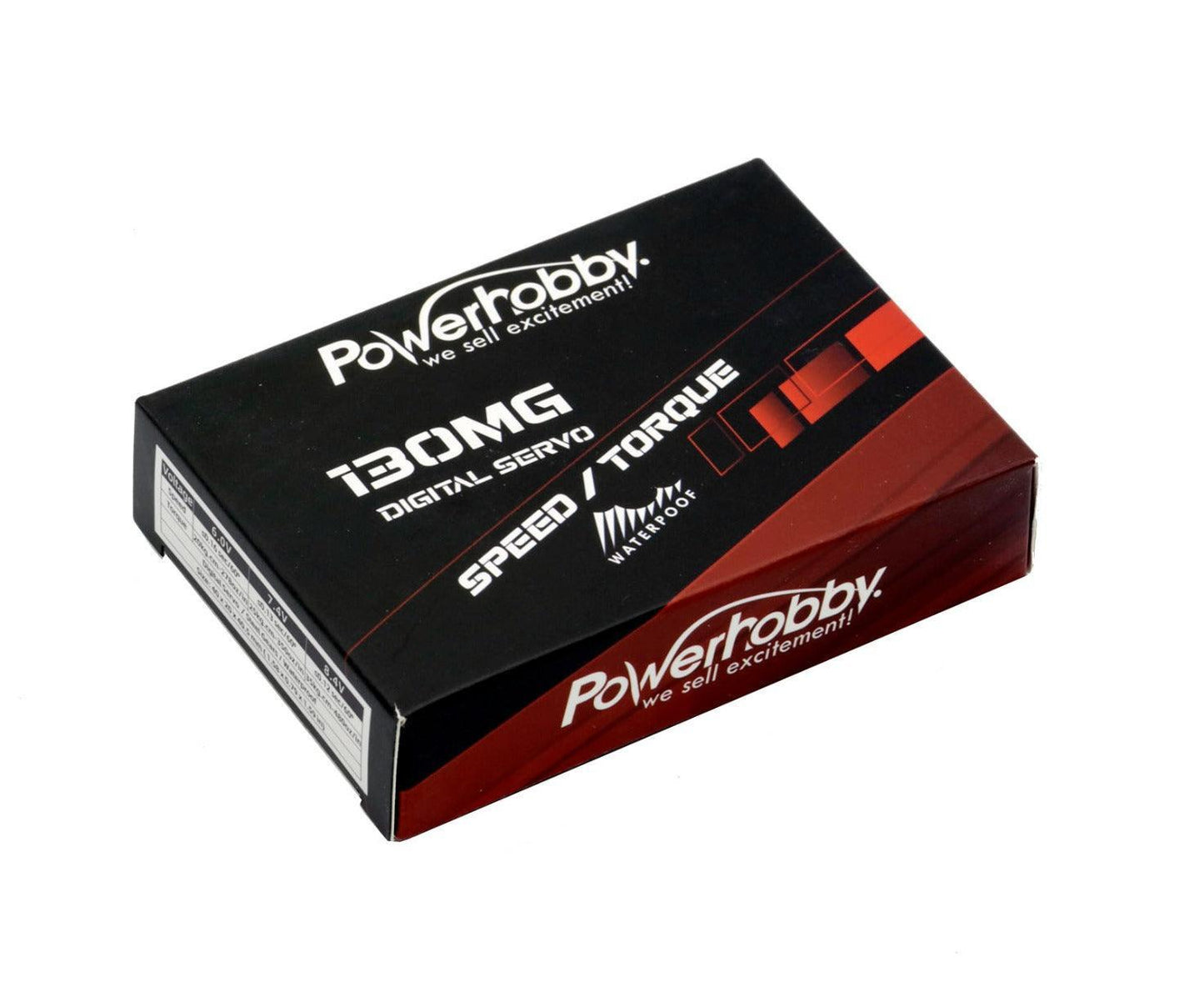 Powerhobby 130MG 1/10 30kg High Speed Torque Metal Gear Waterproof HV Servo - PowerHobby