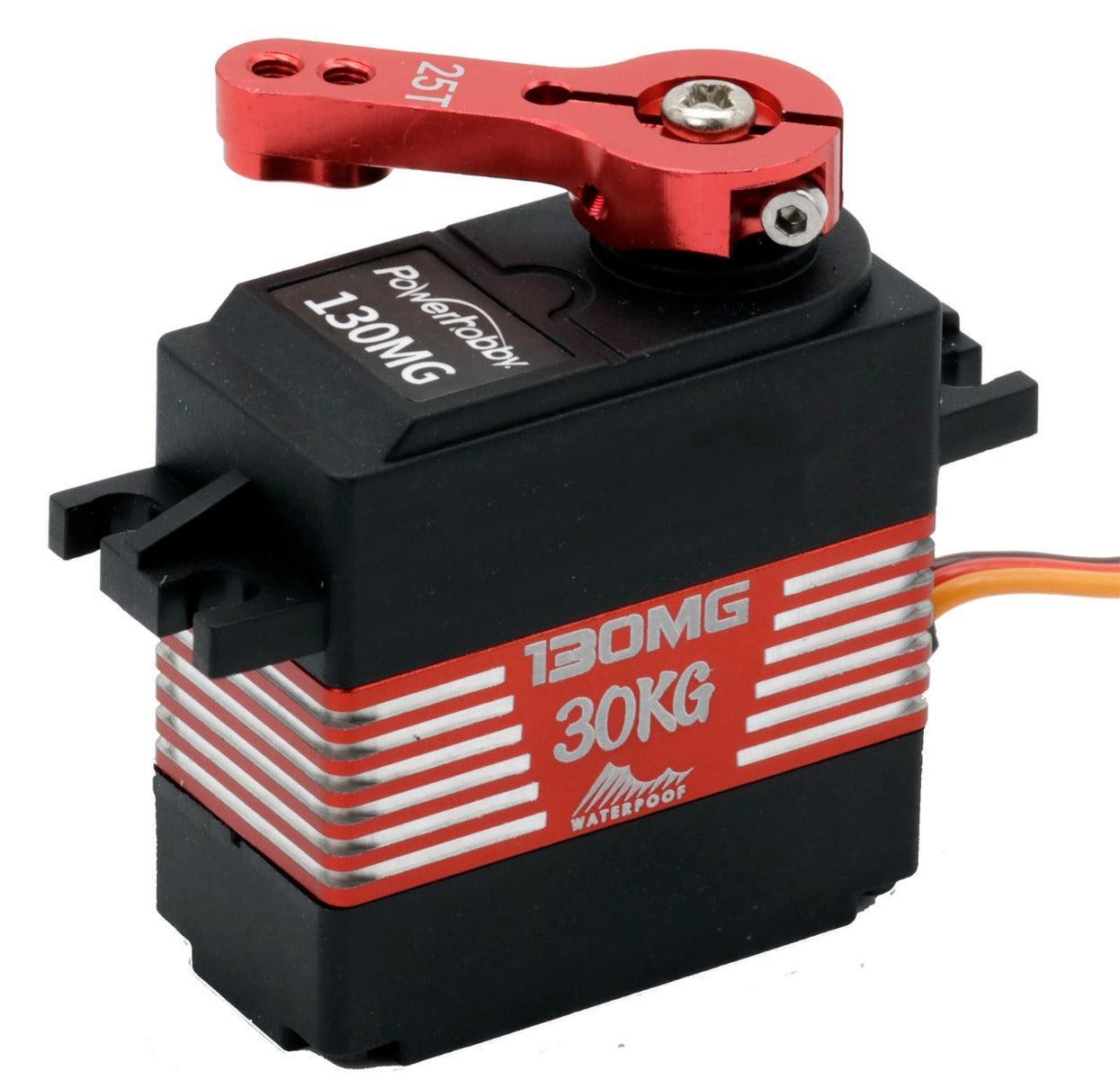 Powerhobby 130MG 1/10 30kg High Speed Torque Metal Gear Waterproof HV Servo - PowerHobby