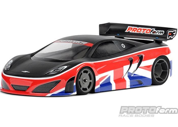 Protoform 1613-25 PFM-12 Lightweight Clear Body for GT12 1/12 On-road car - PowerHobby