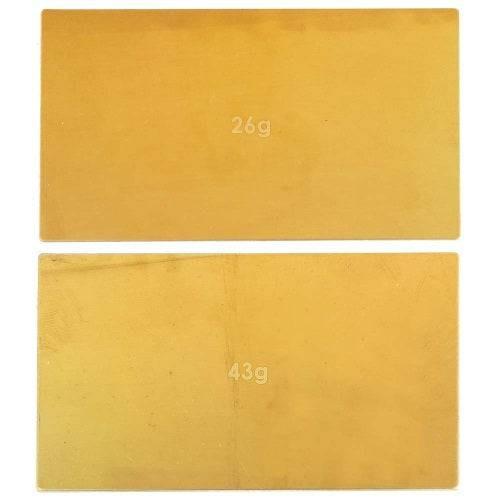 Team Associated 91744 Brass Under Battery Weight Set (2) RC10B6 - PowerHobby