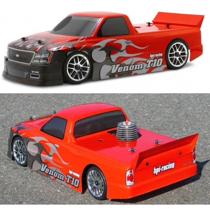 HPI Racing 17500 Venom T-10 Clear Body 200mm Sprint Sport