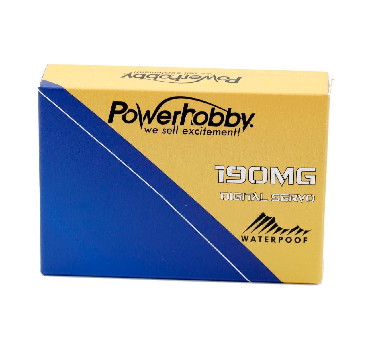 Powerhobby 190MG 1/10 35kg High Torque Metal Gear Waterproof HV Servo - PowerHobby