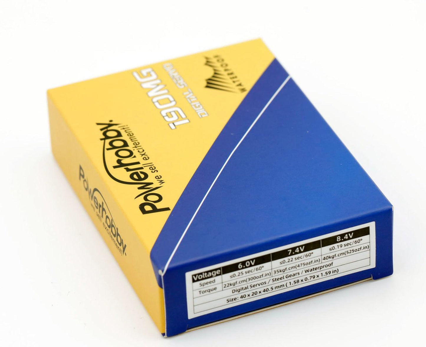 Powerhobby 190MG 1/10 35kg High Torque Metal Gear Waterproof HV Servo - PowerHobby