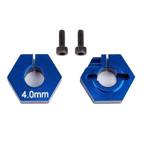 Associated 91862 Clamping Wheel Hexes 4.0 mm RC10B6.1 RC10T6.1 RC10B64 RC10B74 - PowerHobby