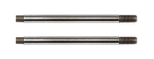 Team Associated 91643 3x24 mm Shock Shafts V2 Chrome RC10B74 - PowerHobby