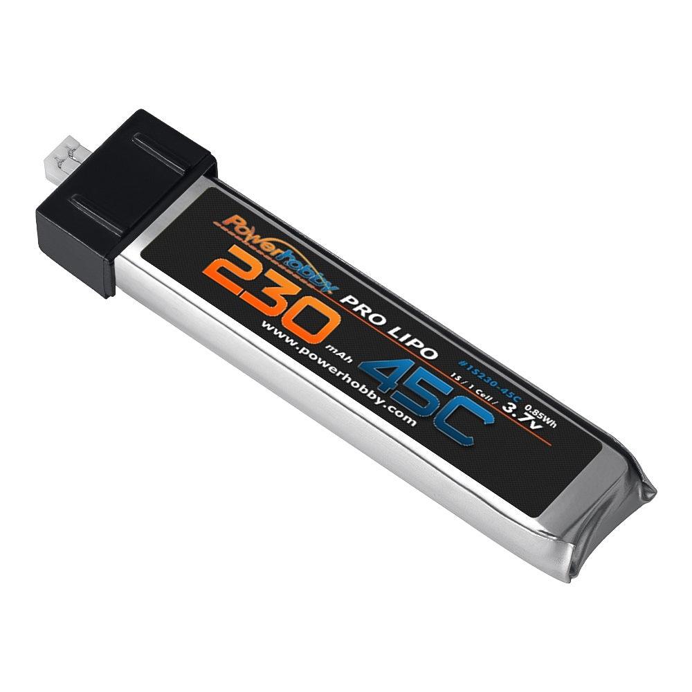 Powerhobby 1S 3.7V 230Mah 45C Lipo Battery 4 Pack - PowerHobby