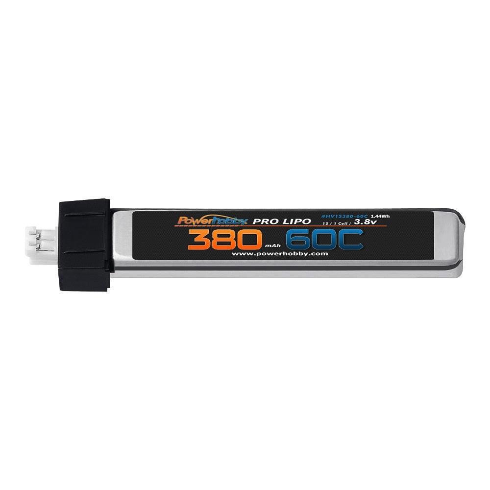 Powerhobby 1s 3.8V HV 380mah 60C Lipo Battery w Molex Plug (4) - PowerHobby