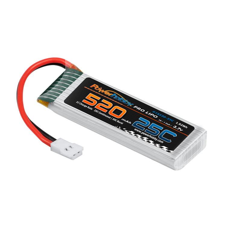 Powerhobby 1S 3.7V 520MAh 25C Lipo Battery Associated Enduro24 Crawler - PowerHobby