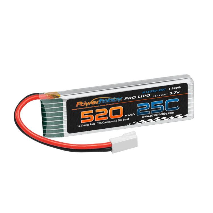 Powerhobby 1S 3.7V 520MAh 25C Lipo Battery Associated Enduro24 Crawler - PowerHobby