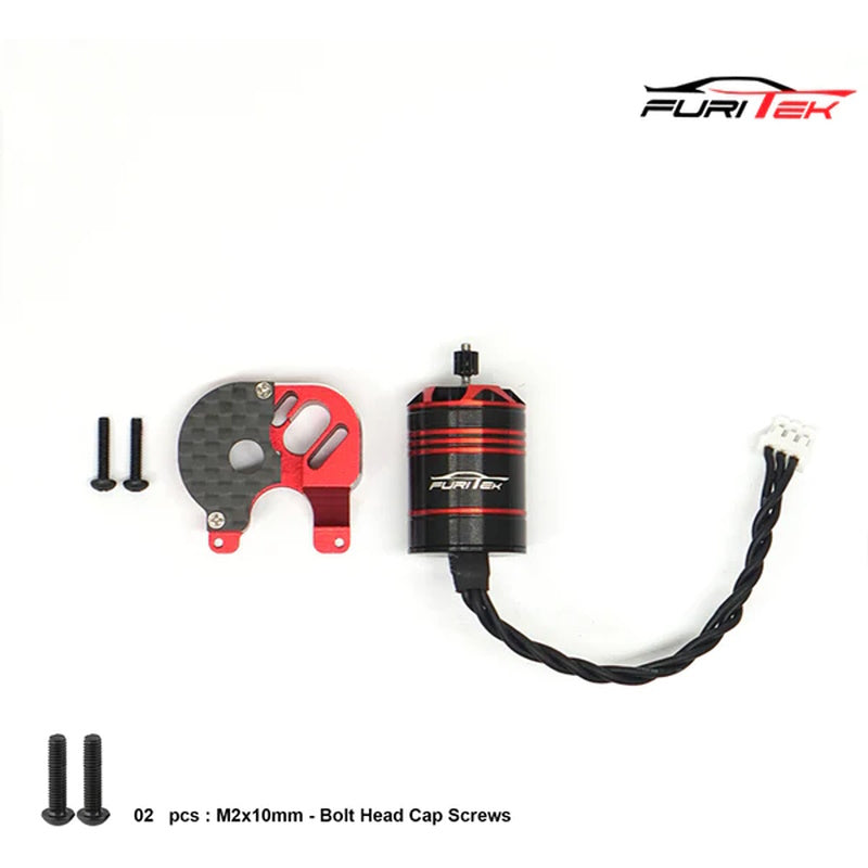 FURITEK UR-2307 CEDAR INRUNNER BRUSHLESS MOTOR AND CNC MOTOR MOUNT FOR SCX24 - PowerHobby