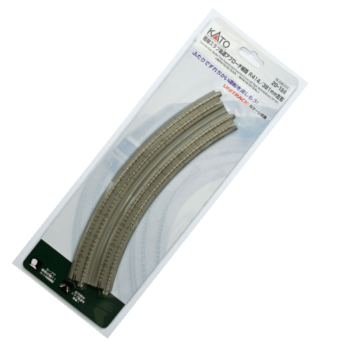 Kato 20-188 N CS Double Track Easement Curve Track Right and Left UniTrack - PowerHobby