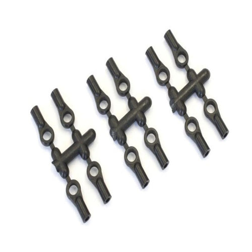 Kyosho LA43B Ball End(5.8mm/Black/12pcs) - PowerHobby