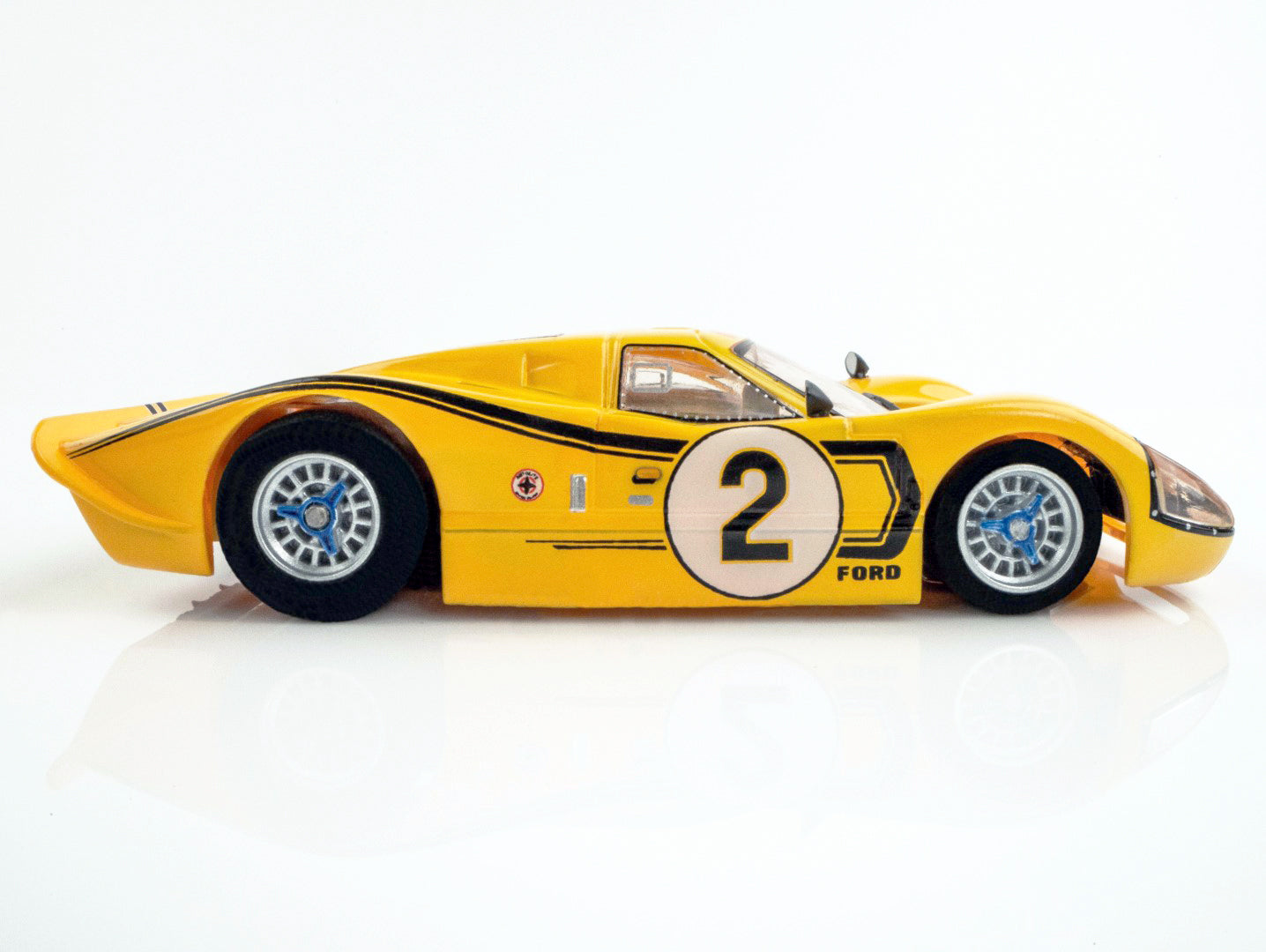AFX 22014 Ford GT40 Mark IV #2 Le Mans Mega G+ MG+ HO scale slot Car MegaG - PowerHobby