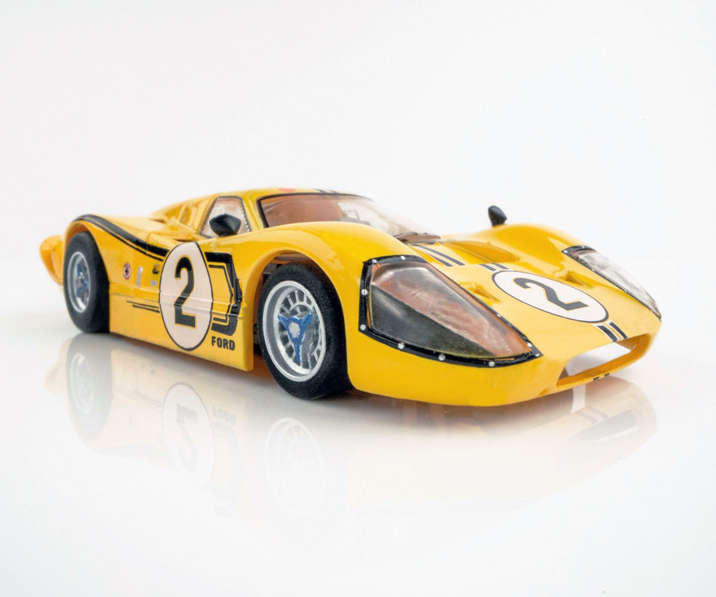 AFX 22014 Ford GT40 Mark IV #2 Le Mans Mega G+ MG+ HO scale slot Car MegaG - PowerHobby