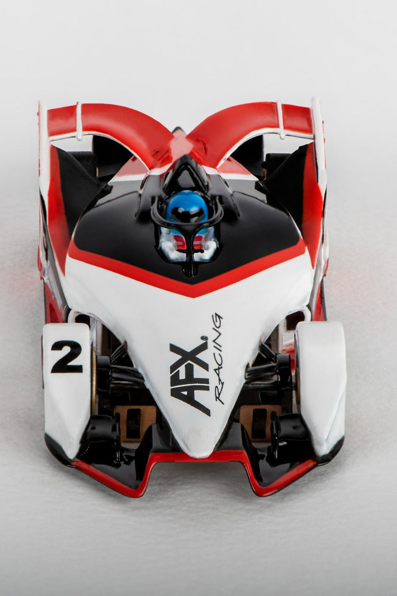 AFX 22015 Formula N White/Black/Red Mega G+ HO Slot Car - PowerHobby