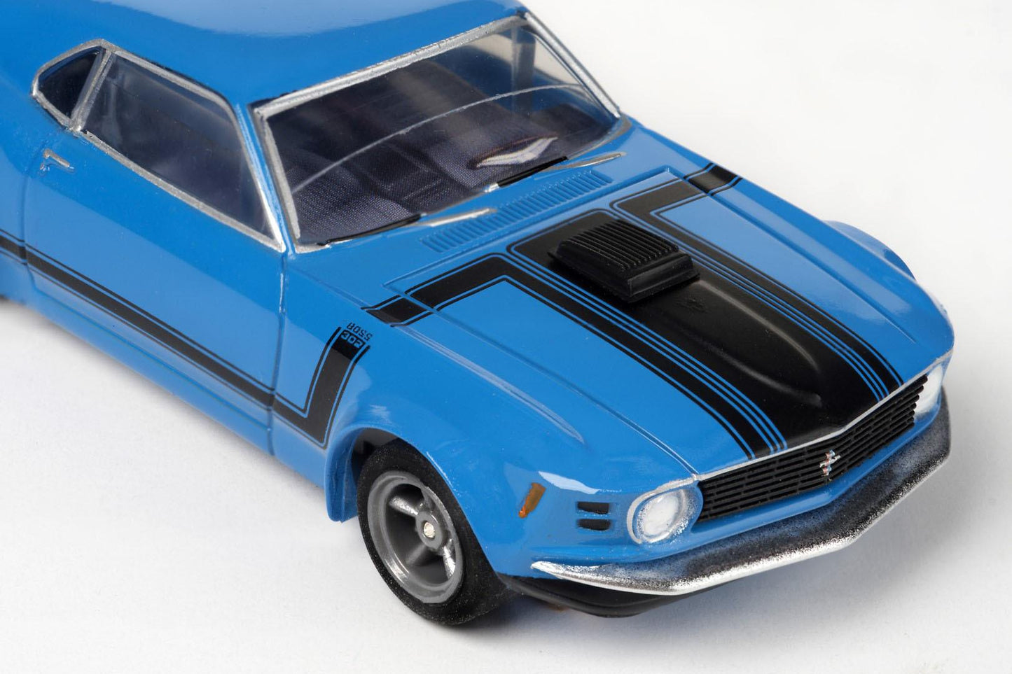 AFX 22026 Ford Mustang Boss 302 Blue MegeG+ Mega G+ Ho slot car AFX22026 - PowerHobby