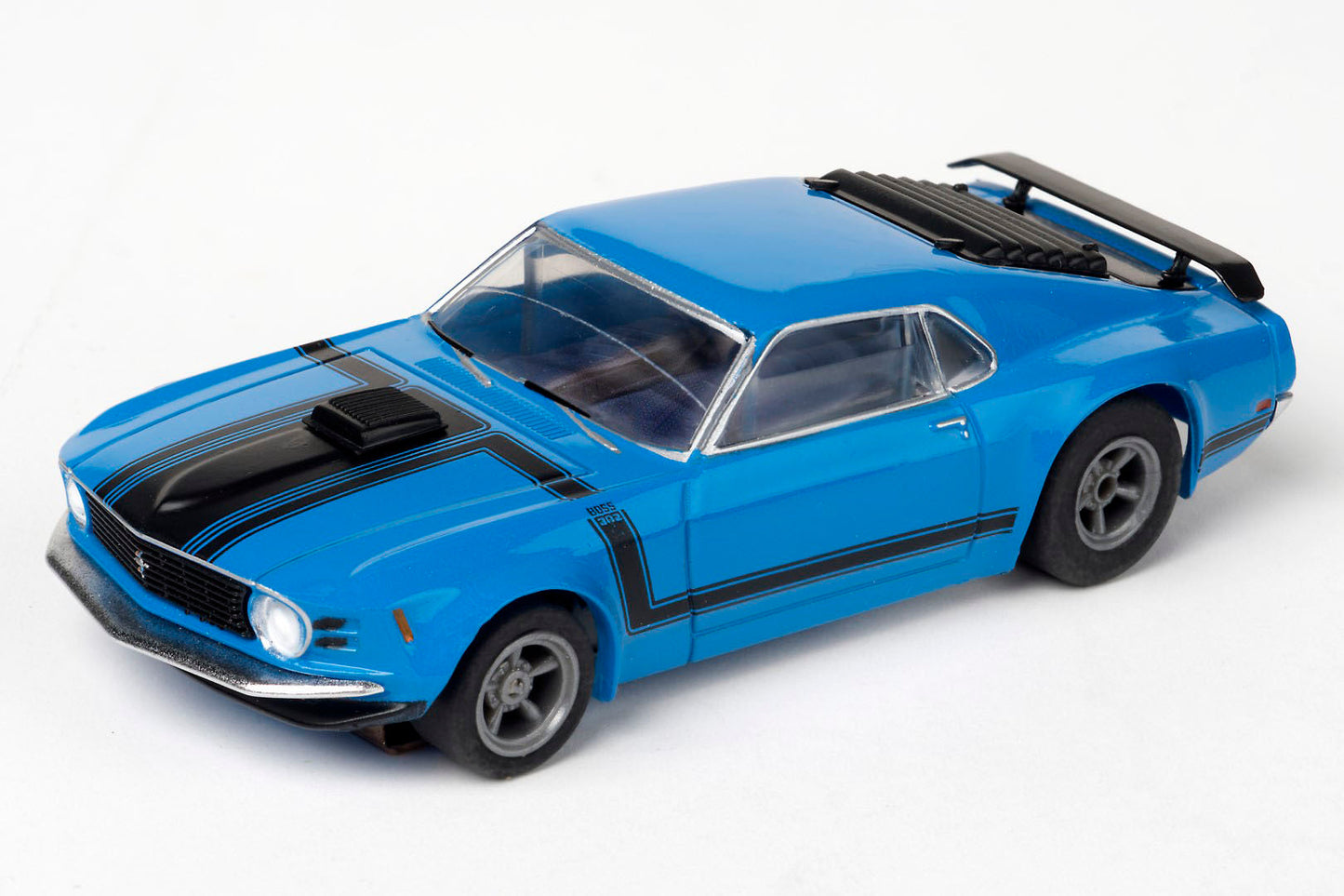 AFX 22026 Ford Mustang Boss 302 Blue MegeG+ Mega G+ Ho slot car AFX22026 - PowerHobby