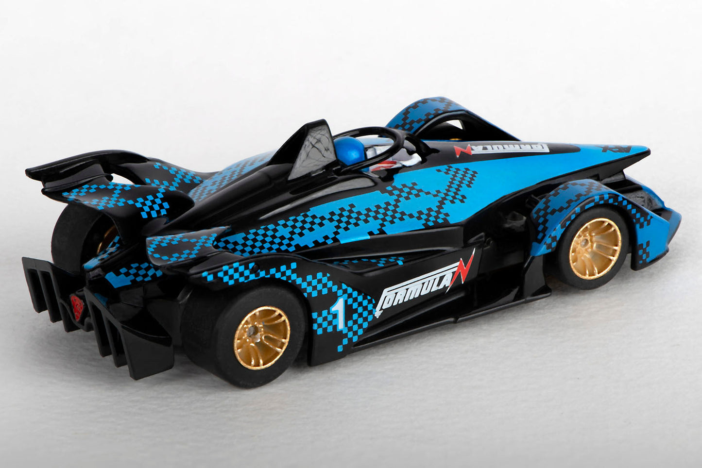 AFX 22039 Formula N Black & Blue Mega G+ MegaG Plus HO Slot Car - PowerHobby
