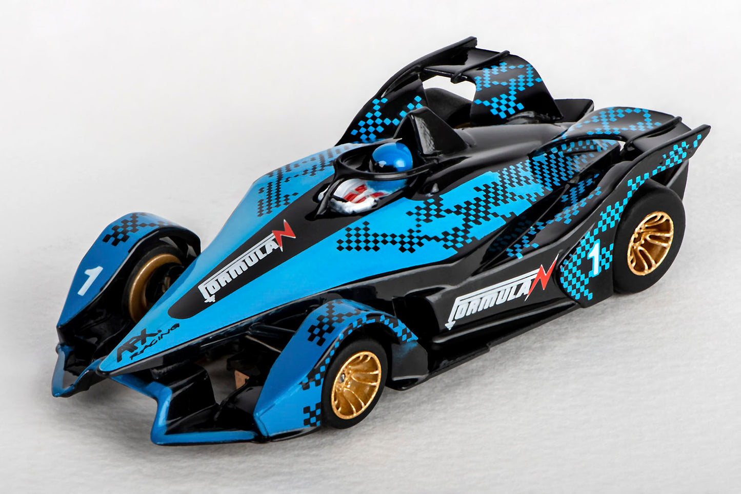 AFX 22039 Formula N Black & Blue Mega G+ MegaG Plus HO Slot Car - PowerHobby