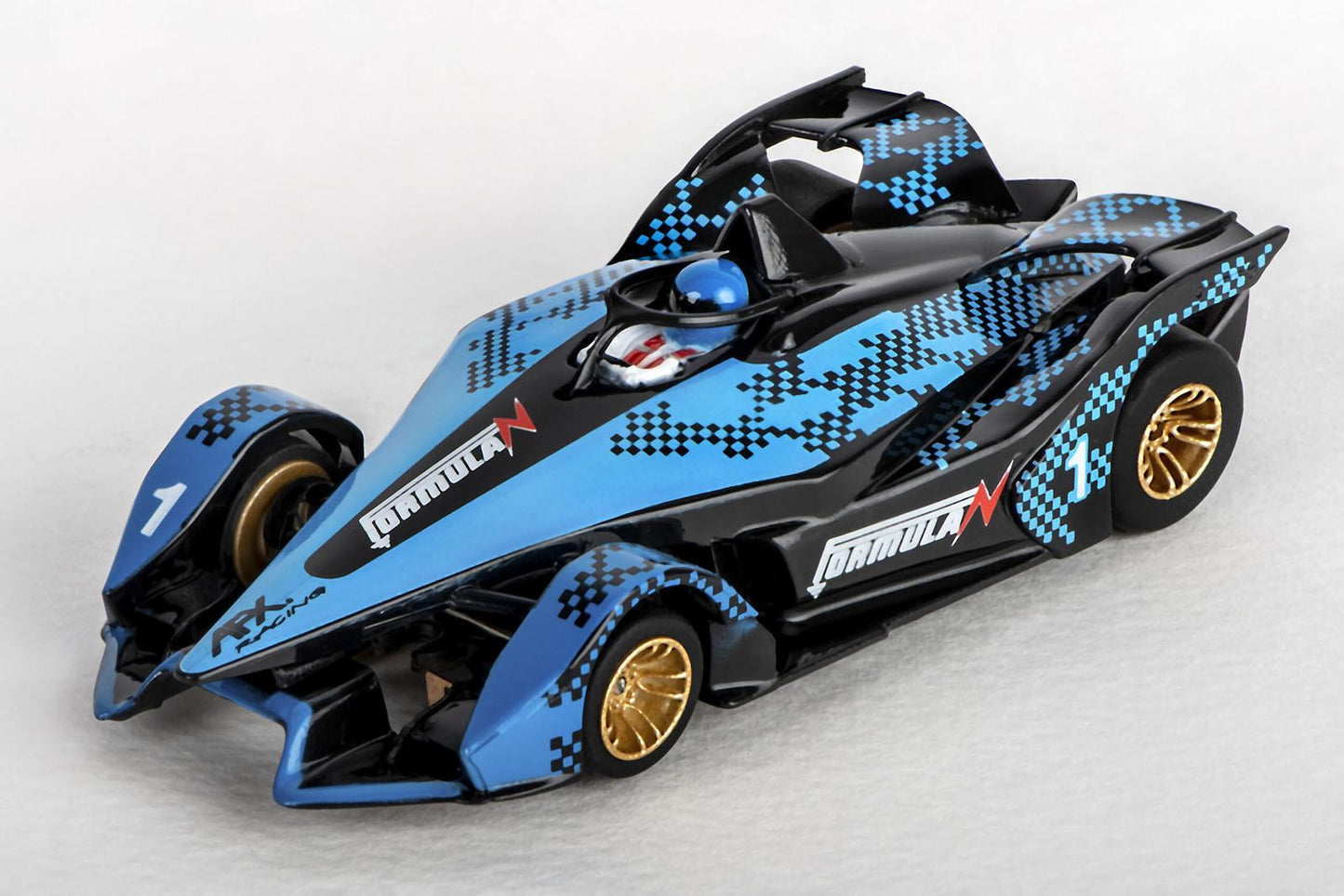 AFX 22039 Formula N Black & Blue Mega G+ MegaG Plus HO Slot Car - PowerHobby