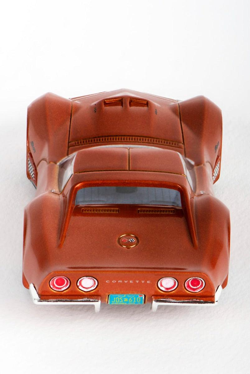 AFX 22047 1971 Corvette 454 Ontario Orange Mega G+ MegaG Plus HO Slot Car - PowerHobby